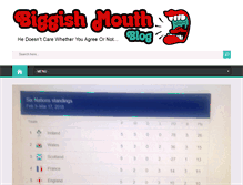 Tablet Screenshot of biggishmouthblog.com